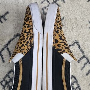 Nike Leopard Print Sneakers with Black and White Accents